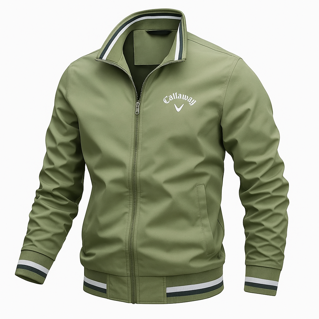 Jason – Bestickte Callaway Jacke Mit Reißverschluss
