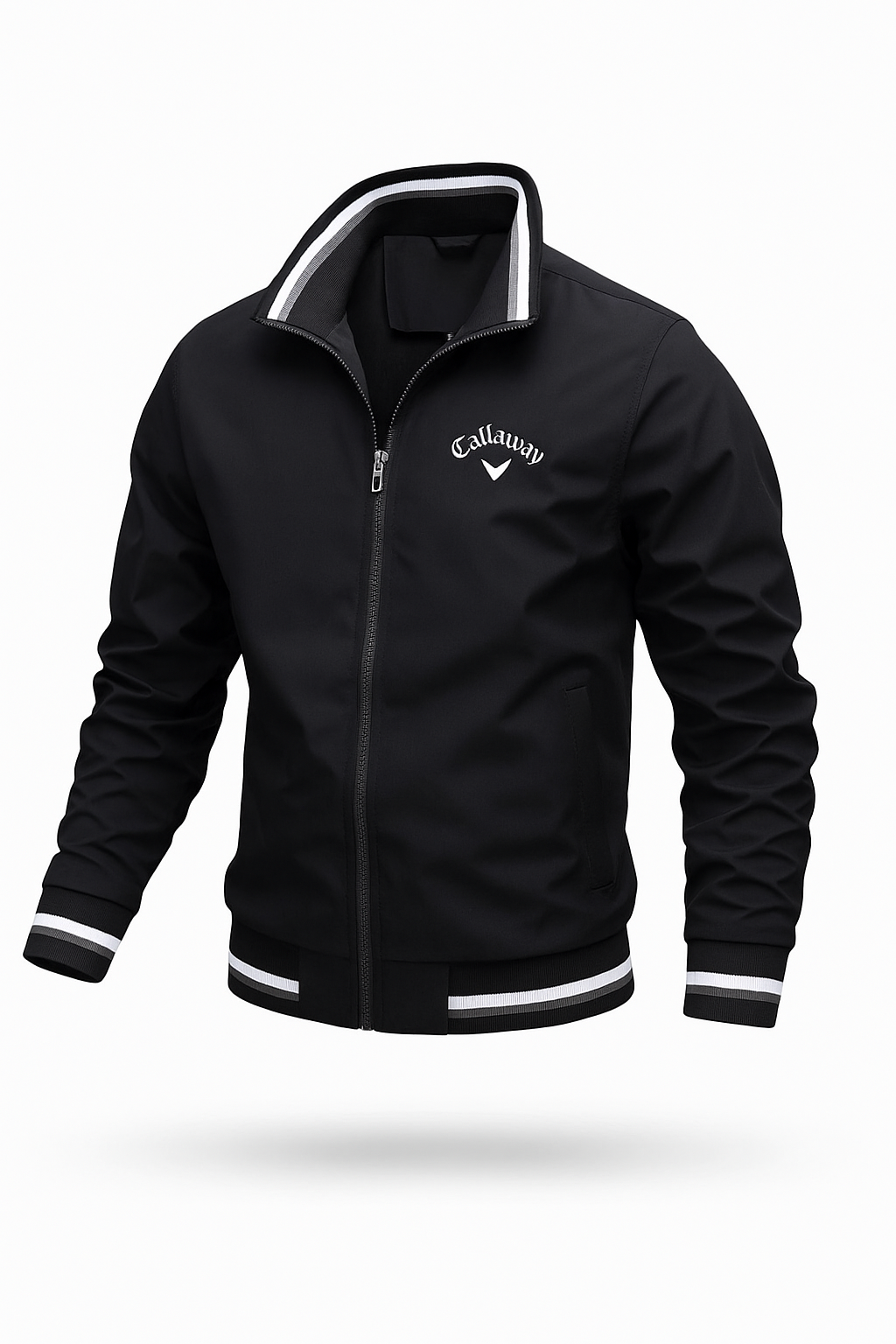 Jason – Bestickte Callaway Jacke Mit Reißverschluss