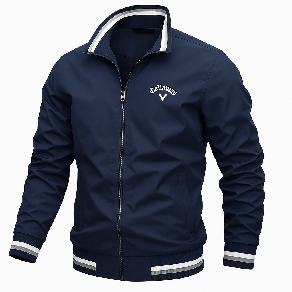 Jason – Bestickte Callaway Jacke Mit Reißverschluss