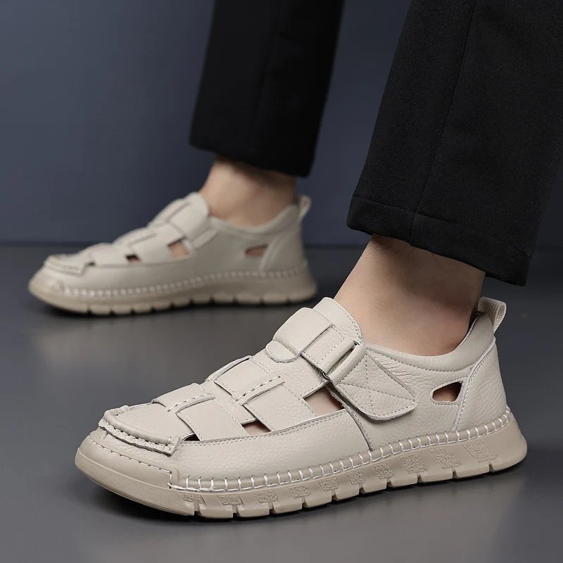 ELLE Leather Sandals