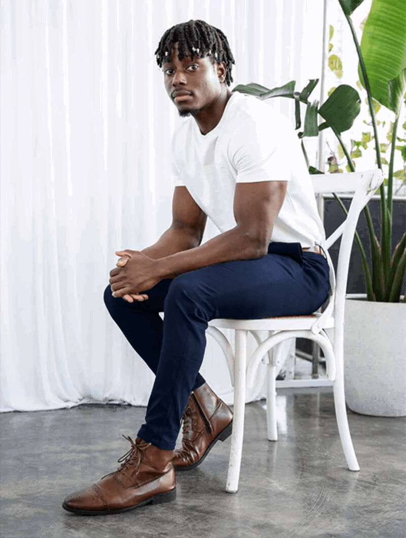 Elastische Slim-Fit Hose