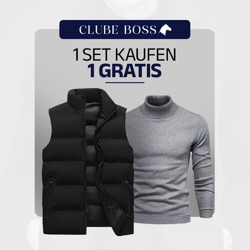 BLACK FRIDAY: Winter-Duo – Weste + Gratis-Pullover