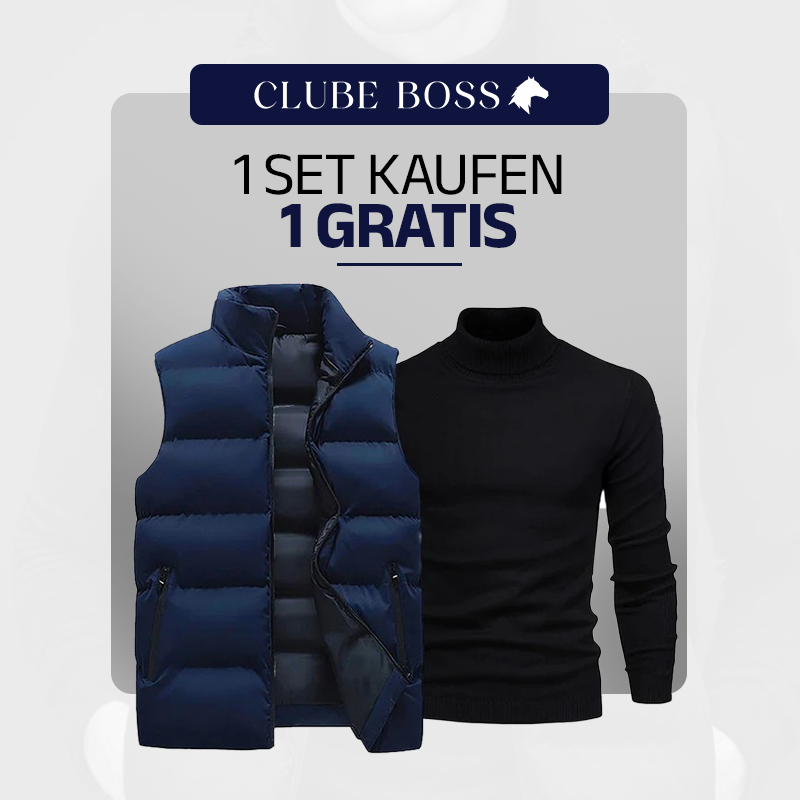 BLACK FRIDAY: Winter-Duo – Weste + Gratis-Pullover
