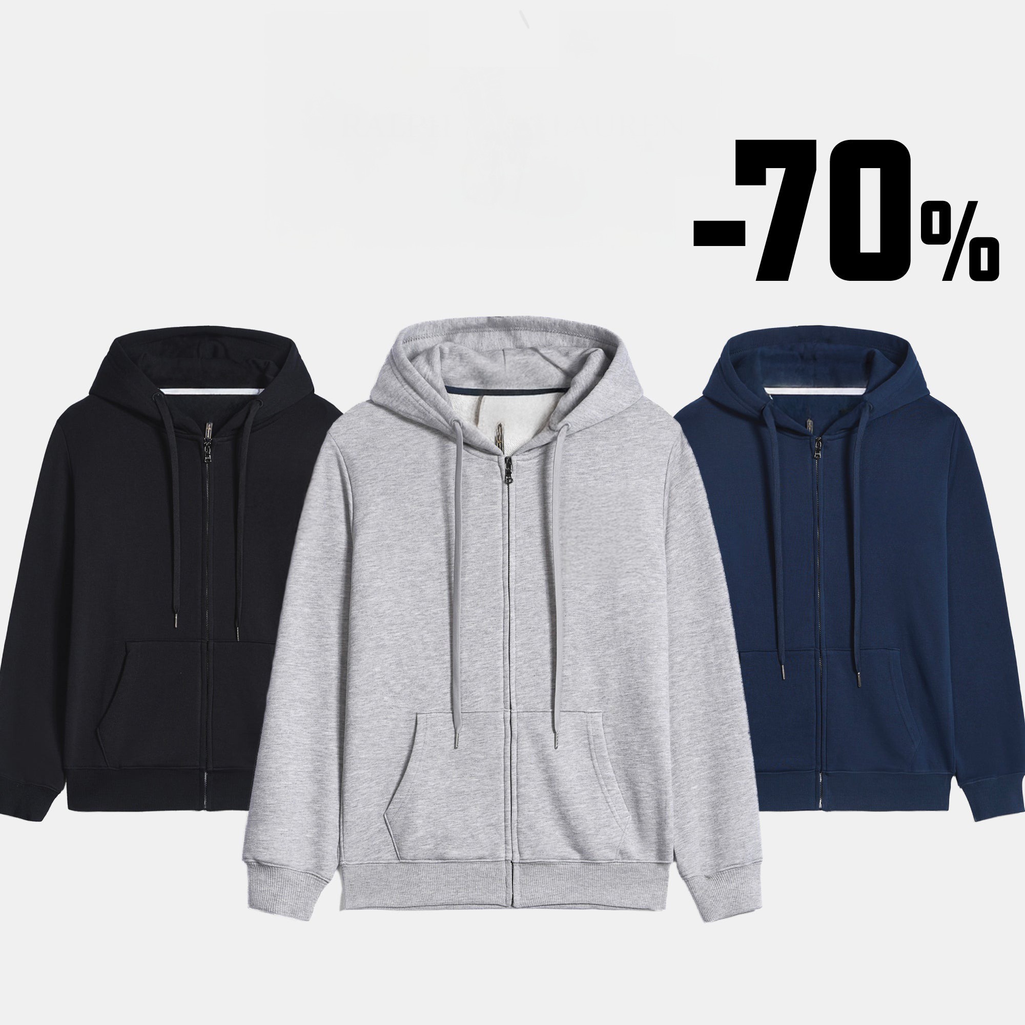 Klassisches Kapuzen-Sweatshirt