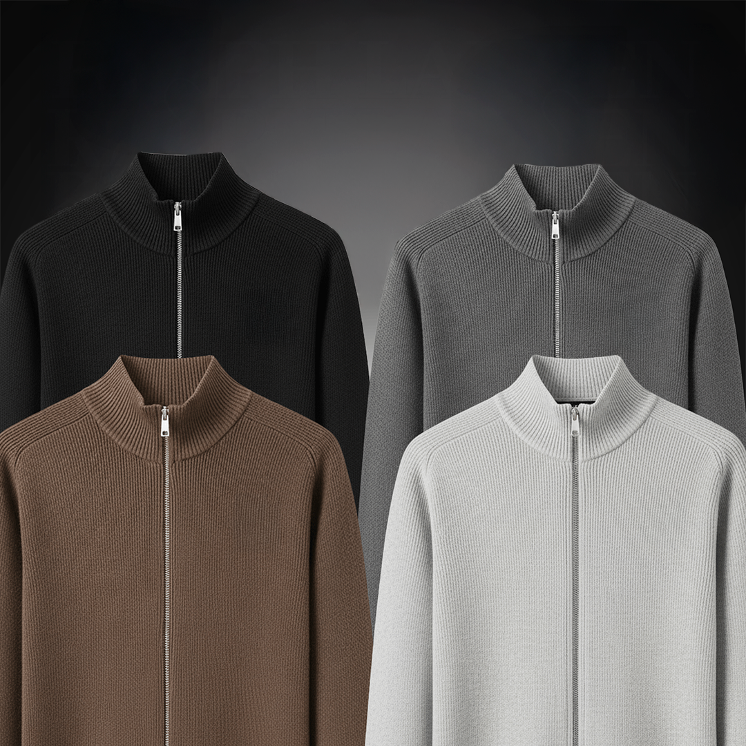 Old Money Reißverschluss-Pullover – Edition 2025