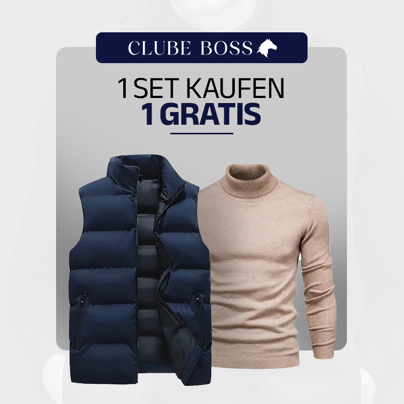 BLACK FRIDAY: Winter-Duo – Weste + Gratis-Pullover
