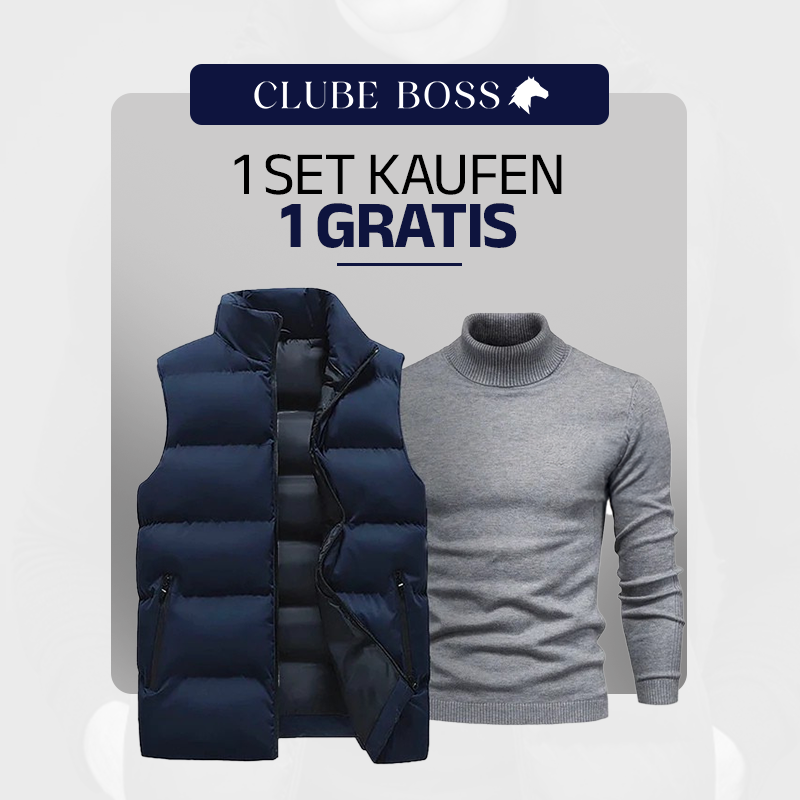 BLACK FRIDAY: Winter-Duo – Weste + Gratis-Pullover