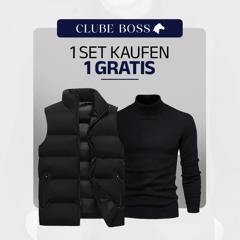 BLACK FRIDAY: Winter-Duo – Weste + Gratis-Pullover