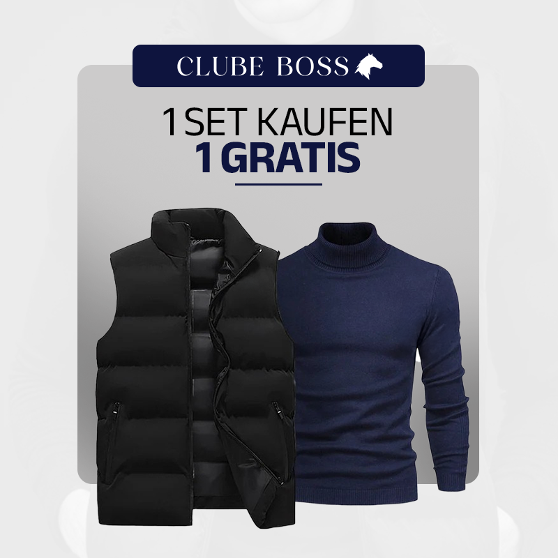 BLACK FRIDAY: Winter-Duo – Weste + Gratis-Pullover