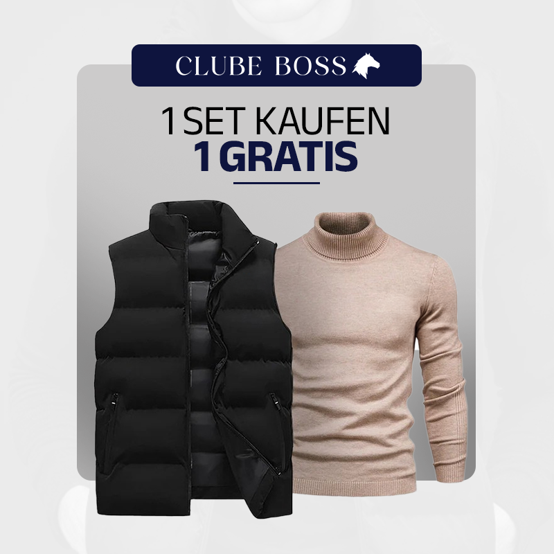 BLACK FRIDAY: Winter-Duo – Weste + Gratis-Pullover