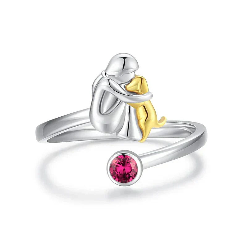 ForeverHug - Ring Mit Hundesymbol