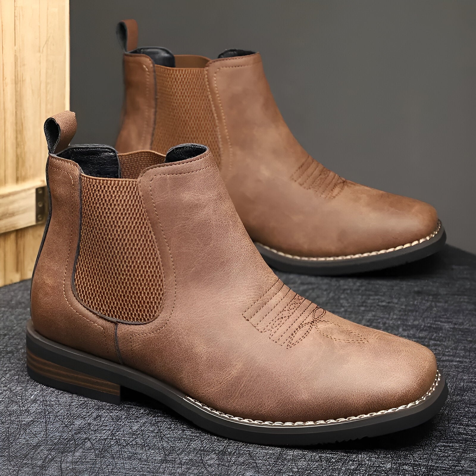 SuedeFlex Chelsea Boots