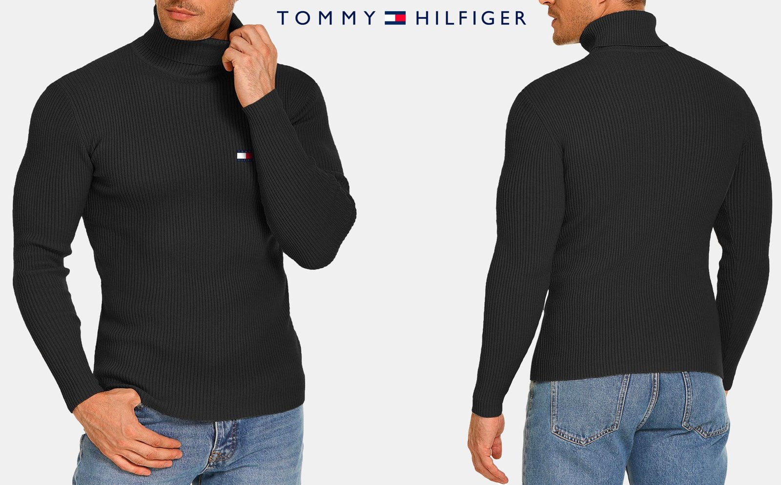 Rollkragenpullover TH – getragen